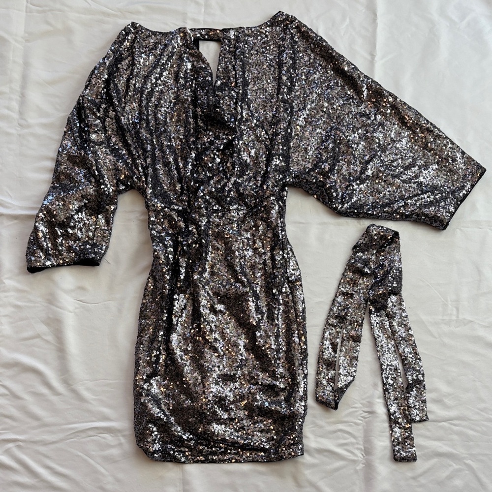 Elle Rebel | Rebel Love Sequin Black Dress